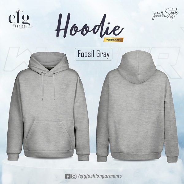 Premium Hoodie Fossil Gray