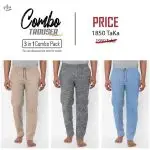 EFG Fashion 3 pes Trouser Combo Pack