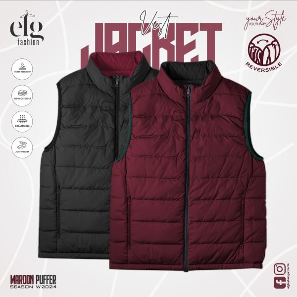 efg vest maroon